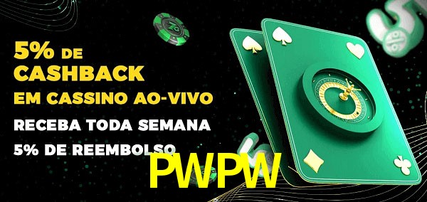 Promoções do cassino ao Vivo PWPW